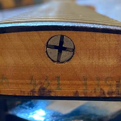 Original Vintage 1969 USA Fender Mustang Lake Placid Blue Competition w/ OHSC. '27' Serial Prefix Kurt Cobain Nirvana image 16