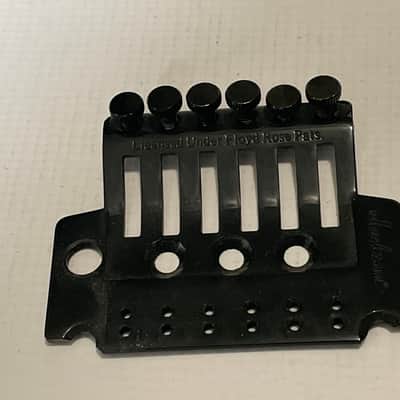 2000's Japan Jackson Licensed JT-580LP Floyd Rose Tremolo Bridge Black Base Plate image 2