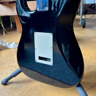 1987 Fender Japan ST-563K Contemporary Stratocaster – Factory Kahler 2520 – E-Series – Black image 5