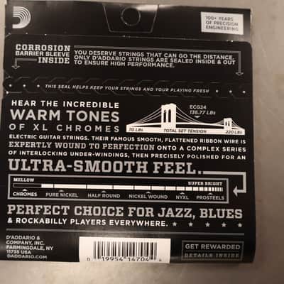 D'addario ECG-24 Chromes Jazz Lite 11-50 image 2