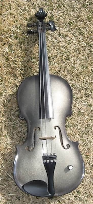 Alvarez Electric Violin 80s Silver Burst image 1