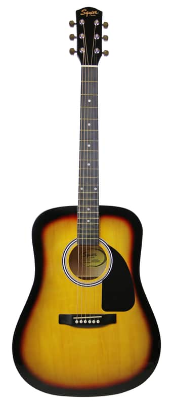 Fender Squier Dreadnought Acoustic Guitar - Sunburst image 1