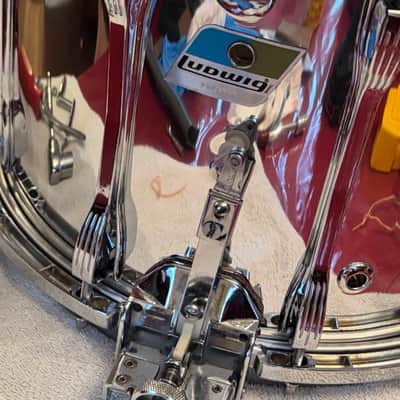 Immagine Ludwig Snare drum chrome over wood 1985 - Chrome - 4