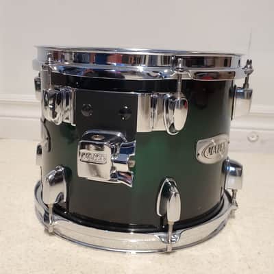 Mapex M 10"x8"inch Tom Drum W/Mount - Lacquered Green Fade - Gorgeous Clean A+ image 2