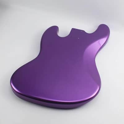 Metallic Purple Jazz Bass Style Alder Wood Body image 4