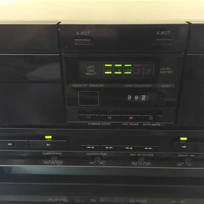 MAGNETOPHONE PLATINE LECTEUR ENREGISTREUR DOUBLE CASSETTES K7 AKAI HX-M670W image 4