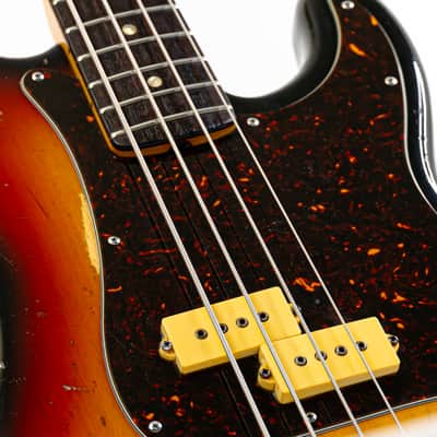1971 Fender Precision Bass “B” Nut Width Tobacco Sunburst w/ Vintage DiMarzio Pickup, OG Hard Case image 6