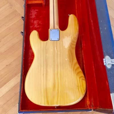 Fender Jazz/ precision bass 1971 Maple natural original vintage usa p/j emg image 9