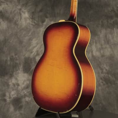 original 1965 Guild F-50 Navarre flattop Sunburst image 23