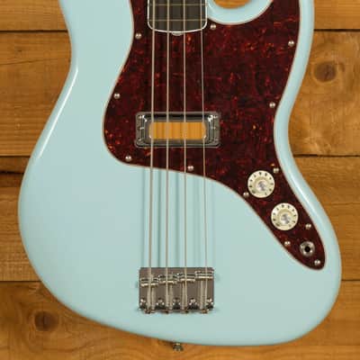 Fender Gold Foil Jazz Bass - Ebony - Sonic Blue *B-Stock* image 3