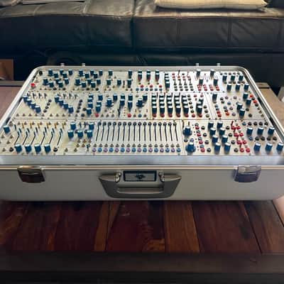 Buchla Tiptop 200t series with BPNYC ZERO Halliburton Eurorack Modular Travel Case NOS SILVER 122hp 9U image 6