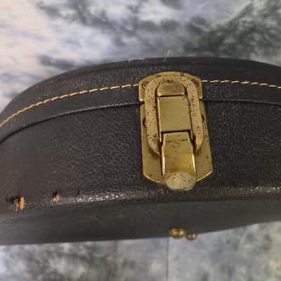 Vintage 1973 Gibson ES335 330 345 Black RED Plush Hard Shell Electric Guitar Case #3 image 9