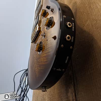Paul Reed Smith PRS Core Custom 24 Piezo 10 Top Electric Guitar Black Gold Burst w/HSC image 7