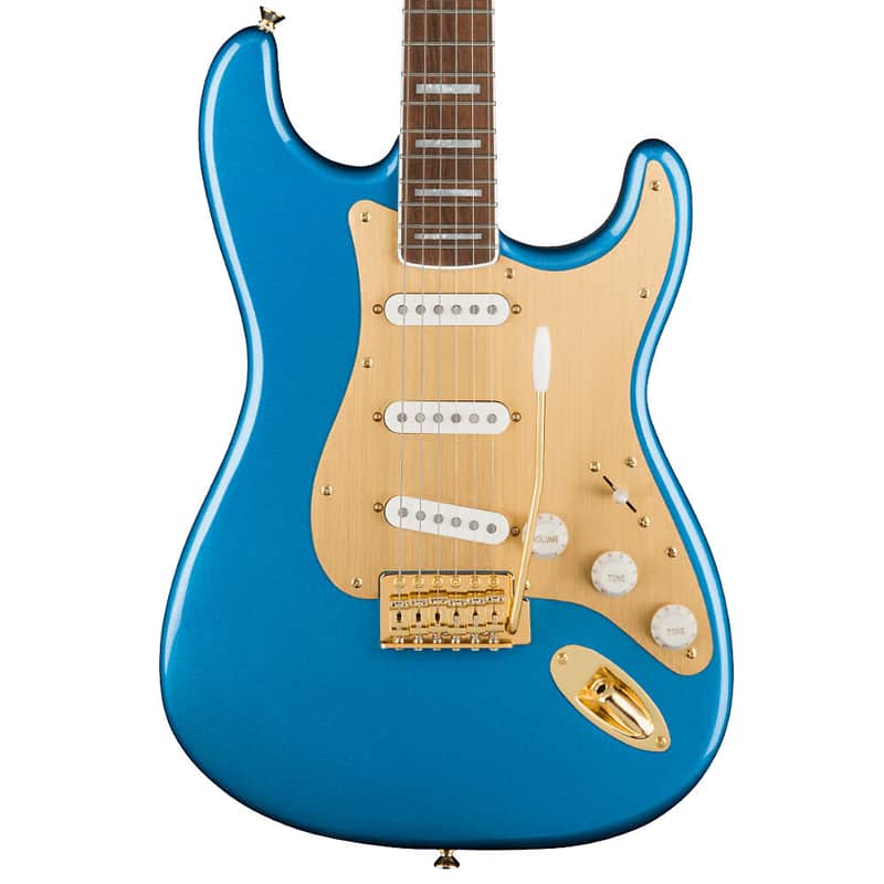Squier 40th Anniversary Gold Edition Stratocaster | Reverb