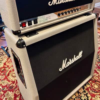 Marshall Silver Jubilee 2555X Reissue 2-Channel 100-Watt Guitar Amp HEAD & MATCHING 4X12 CAB 2015 - Present - Silver image 2