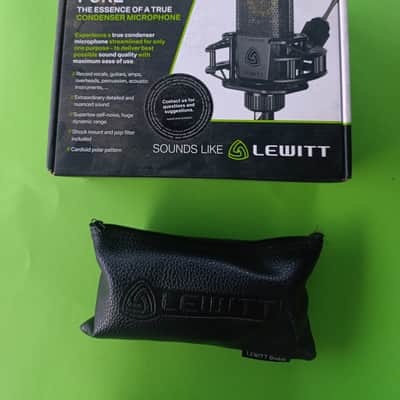 Lewitt LCT-440-PURE Large Diaphragm Cardioid Condenser Microphone 2010s - Black image 1