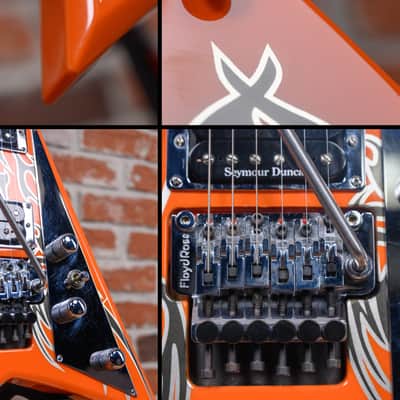 Jackson USA Custom Shop RR1 Rhoads Orange Tribal 2007 w/OHSC image 12