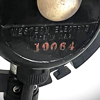 Vintage 1950s Western Electric Dynamic Microphone, Ring mounted, works, ABC image 4