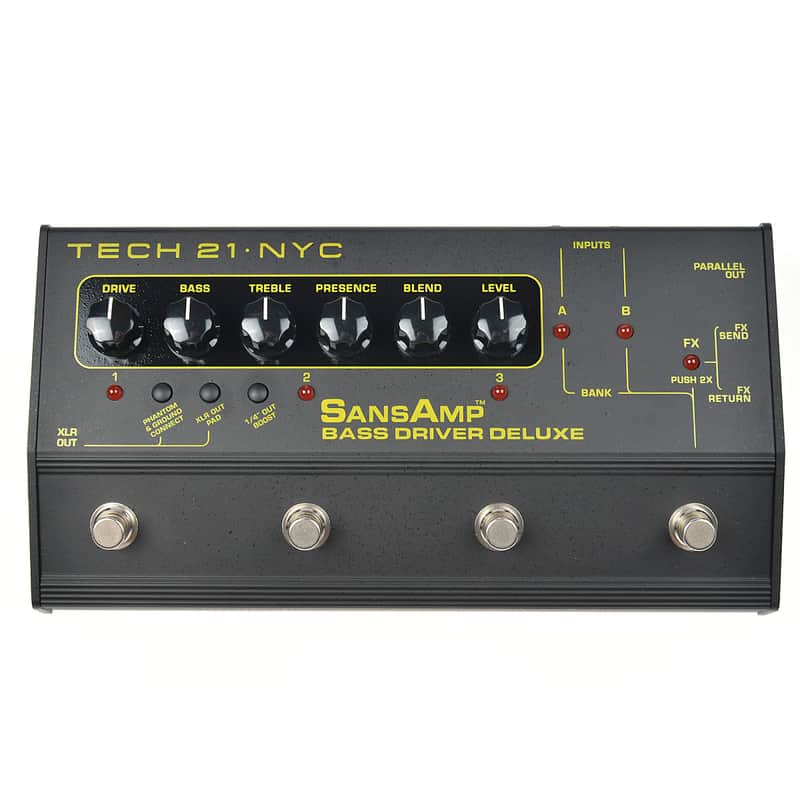ベース SANSAMP BASS D DELUXE Tech 21 - Sansamp Bass Driver DI - Best Bass Gear