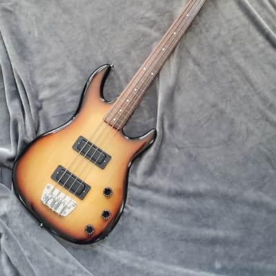 1989 Peavey Foundation FL 4 String Fretless USA Rare Electric Bass - Sunburst Finish image 2