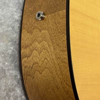 Seagull acoustic electric guitar in natural with case image 14