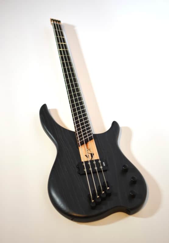 Bass guitar Headless Vincent Spreutels 2024 - Black Matt image 1