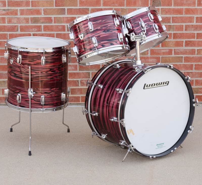 Ludwig S-330 Standard Series Twin-Tom Drum Set with 22" Bass Drum 1969 - 1974 image 1