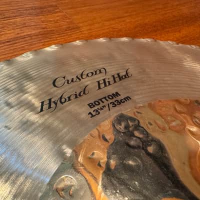 Zildjian 13.25" K Custom Hybrid Hi-Hat Cymbals (Pair) 2006 - Present - Traditional / Brilliant image 11