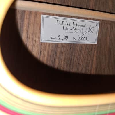 Dell Arte Hommage 2008 - Favino body Gypsy Jazz Guitar image 6