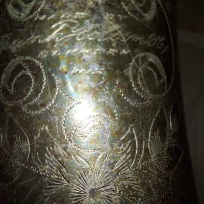 Magnificent Antique Frank Holton Tenor Saxophone, USA, sax body only image 10