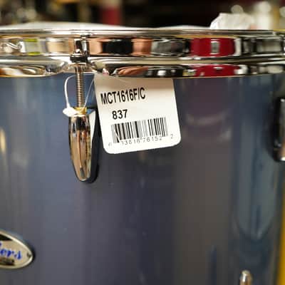 Pearl Masters Maple Complete MCT Series - 16x16" Floor Tom w/ Legs - Chrome Contrail Lacquer image 5