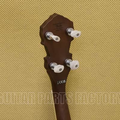 097-0302-321 Fender PB-180E Open Back Banjo Walnut Fingerboard Natural w Gig Bag 0970302321 image 6