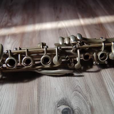 Noblet Metal Clarinet -1950's W/Original Case 1950's Silver image 10