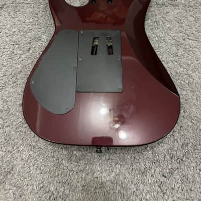 Custom Bordeaux Dinky 1990s Unique SCHALLER Superstrat guitar Active pickups Custom Shop Shred Machine Metal Strat solid body Lightweight exclusive image 11