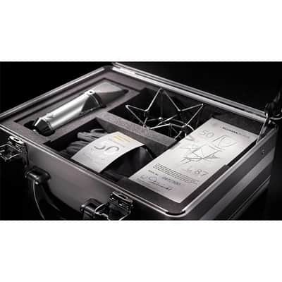 Neumann U 87 Rhodium Edition - 50th Anniversary Limited Edition - Serial 342 out of 500 image 1