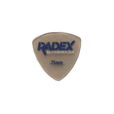D'ANDREA - RADEX 346 SHAPE PICKS, .75 (PACK OF 6) #DN-RDX346075