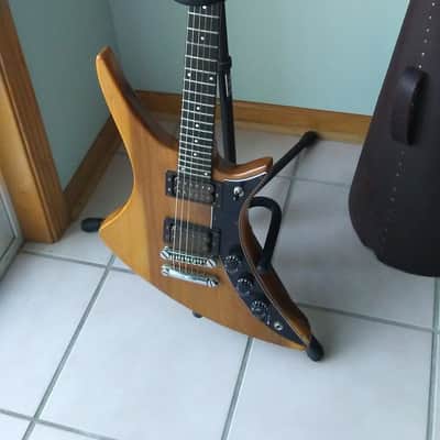 Guild X-79 Skyhawk 1980s: sweet neck, pickups and player.  Asymmetrical alien love gun w. brass nut! image 2