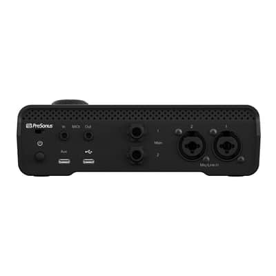 PreSonus Quantum ES2 2x2 USB-C Audio Interface for Microphones with MAX-HD Mic Preamps and Auto Gain Button image 2