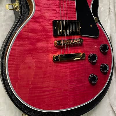 NEW! Gibson Dealer Select Custom Shop Les Paul Custom AAA Figured Top - Transparent Pink - Authorized Dealer - WOW! 8.8 lbs - G06328 image 12