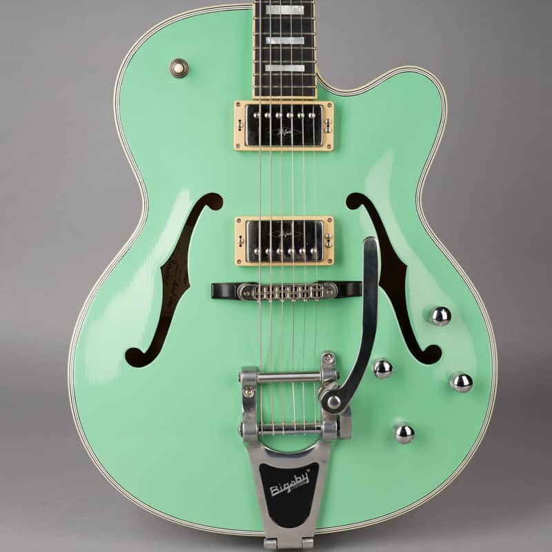 Hofner Thin President E2 - 2009 - Germany - Surf Green w/OHSC image 1