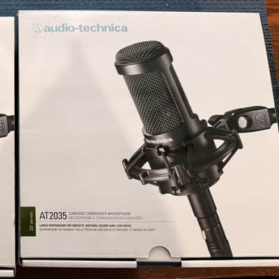 Audio-Technica AT2035 Large Diaphragm Cardioid Condenser Microphone 2010s - Black