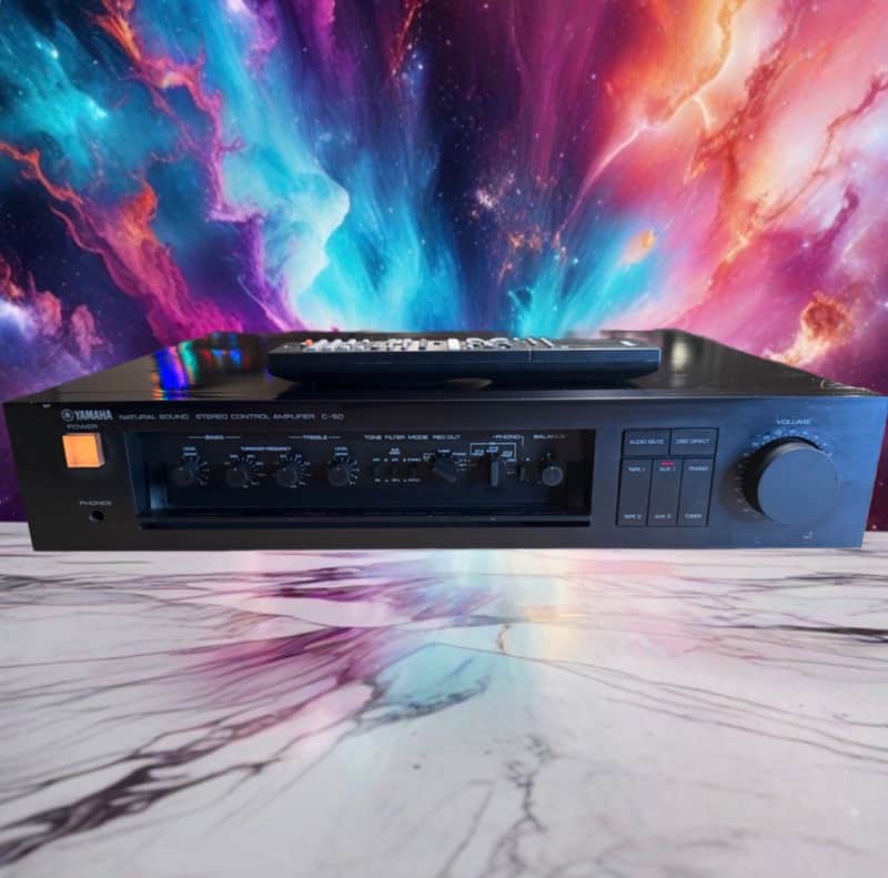 Yamaha C-50 Natural Sound Stereo Control Pre Amp/Amplifier Full Fresh Service🎶 image 1