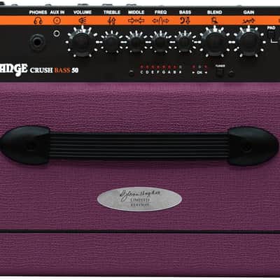 Orange Crush Bass 50 Bass Combo Amplifier, 50W, Limited Edition Glenn Hughes Deep Purple image 3