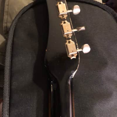 Vintage 1964 Silvertone Danelectro 1440L Bass Guitar, White & Black image 17