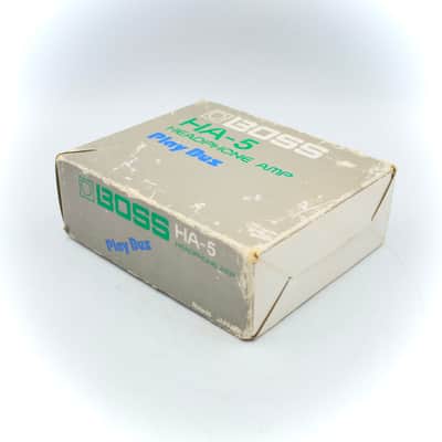 Boss HA-5 Play Bus Guitar Headphone Amp With Original Box 1987 Made in Japan 831449 image 11
