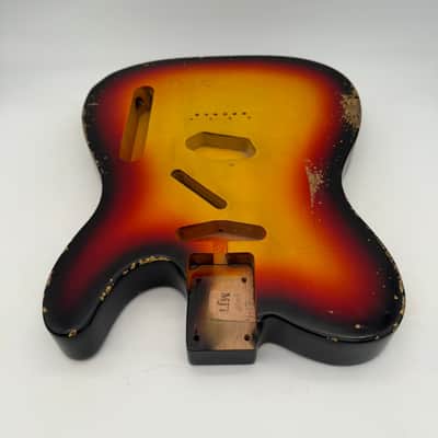 MJT Telecaster Body 1-Piece Alder Relic Nitro Light mjt6651 image 4