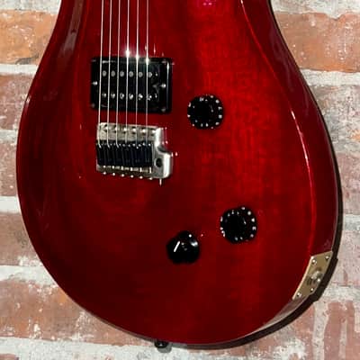 Nice 1994 PRS CE 22 Mahogany Tremolo , Vintage Cherry HSC image 1
