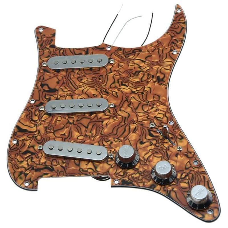 Strat Pickguard Custom | Premium Fit & Guitar Style-Tiger Stripe-CR image 1