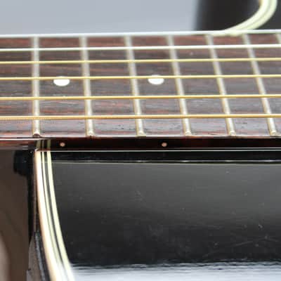 Takamine PT-106 auditorium electro 1998 - black - japan import image 11