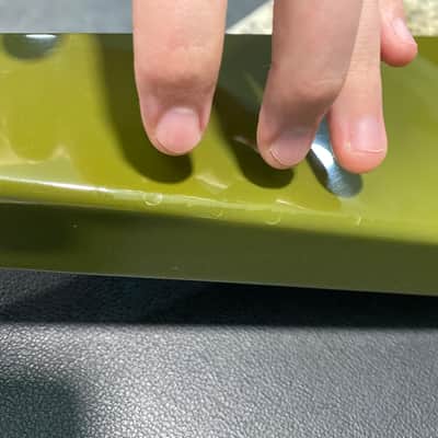 Video! 2019 Gibson Custom Shop Special Order '59 1959 Flying V Reissue Olive Drab Green image 13